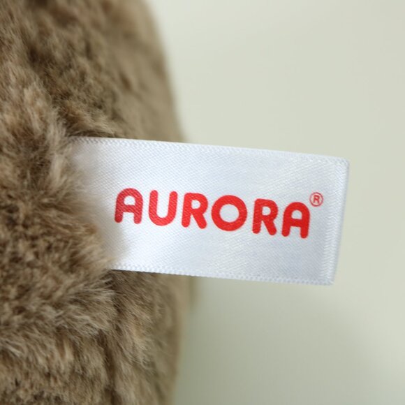 Aurora Brown Bear Holding Heart Soft Plush Stuffed Animal Toy Valentine - Picture 9 of 12